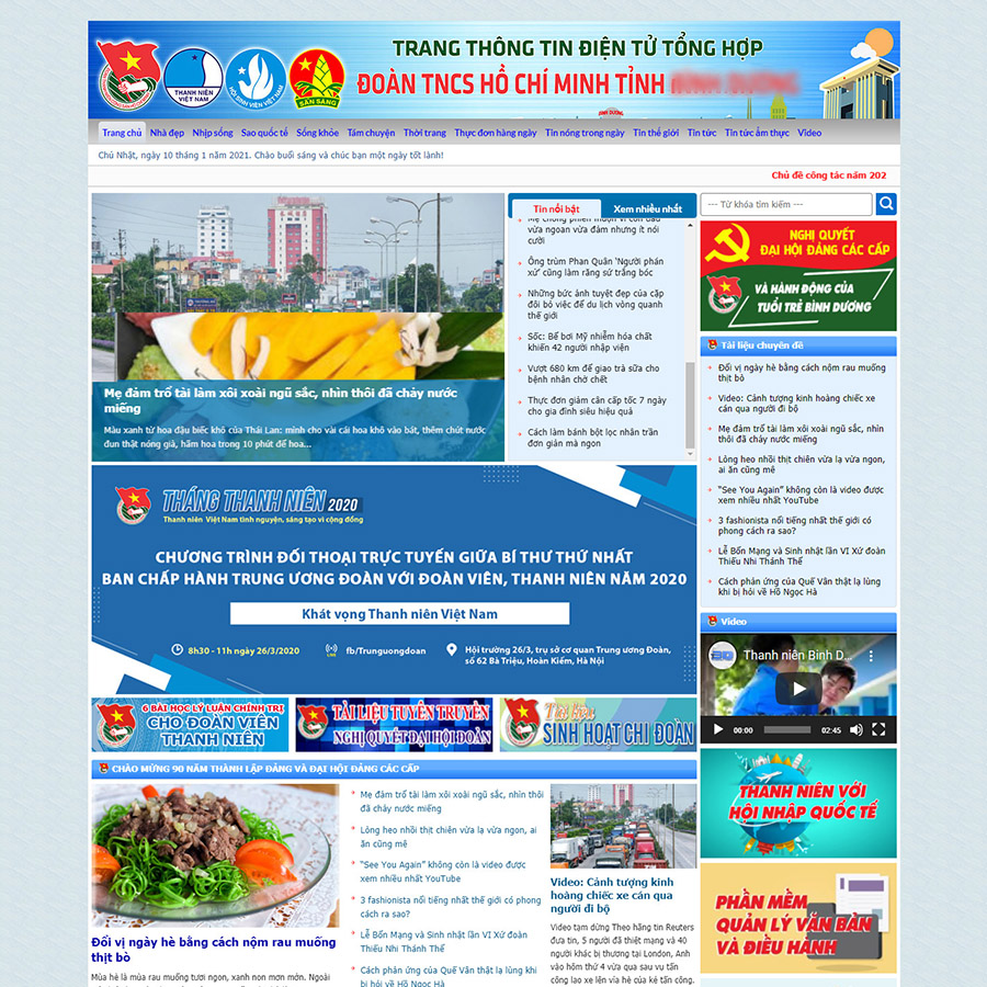 Mẫu web tin tức 12