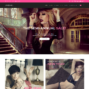 Mẫu website bán hàng đồ lót