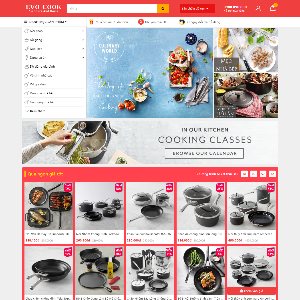 Mẫu website bán hàng đồ gia dụng Evo Cook