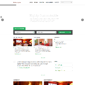 Mẫu website khách sạn ComfyHotel