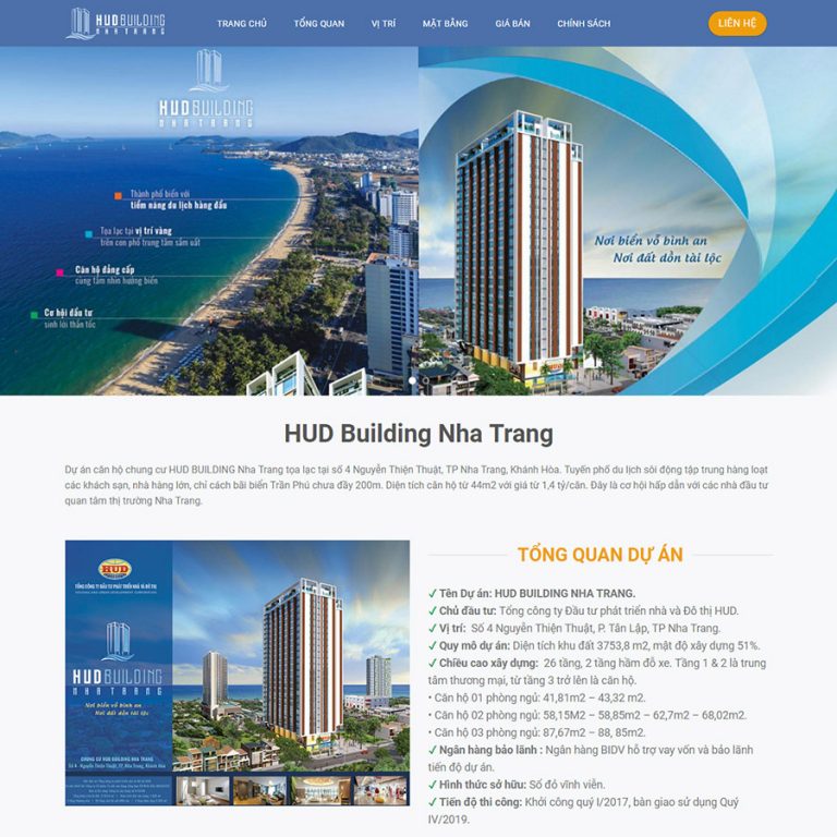 Mẫu web bất động sản 11