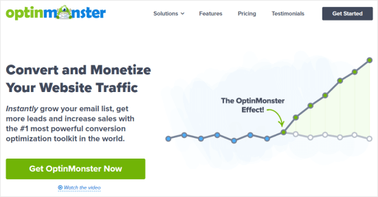 Trang web OptinMonster