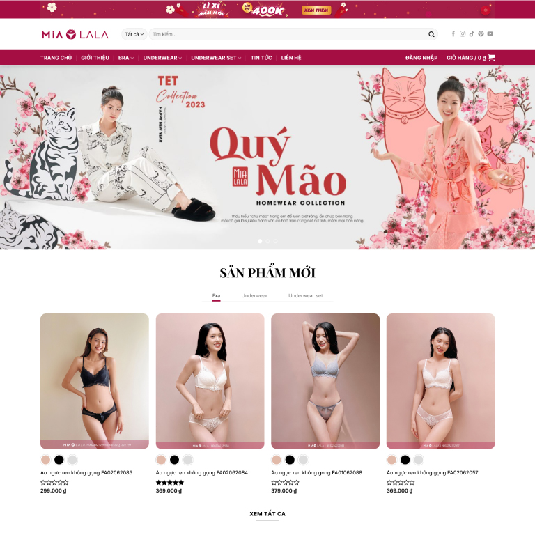 Mẫu web thời trang N-14
